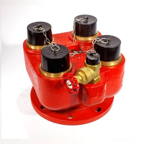 4-Way Breeching Inlet