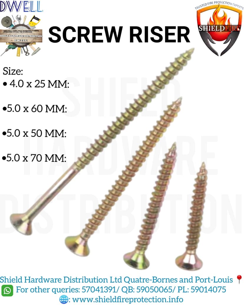 Screw Riser