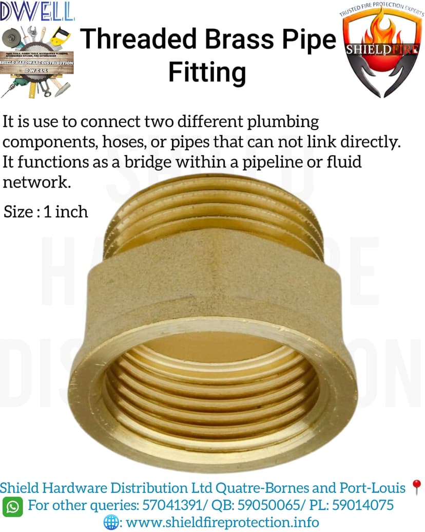 Threaded Brass Pipe