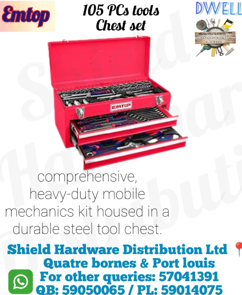 105 Pcs tools chest set