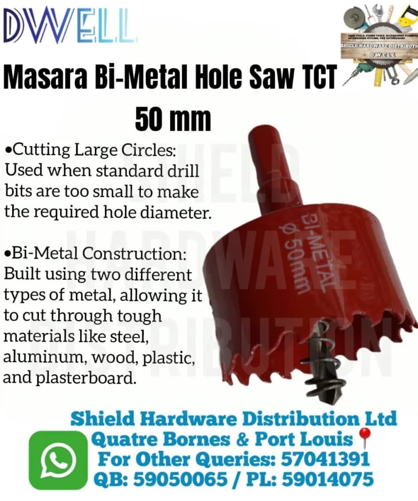 Bi- Metal Hole-Saw TCT 50mm