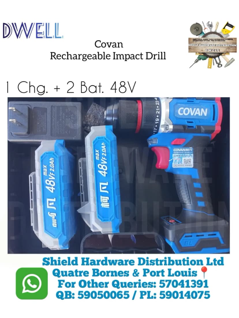 Covan Rechargeable Impact Drill