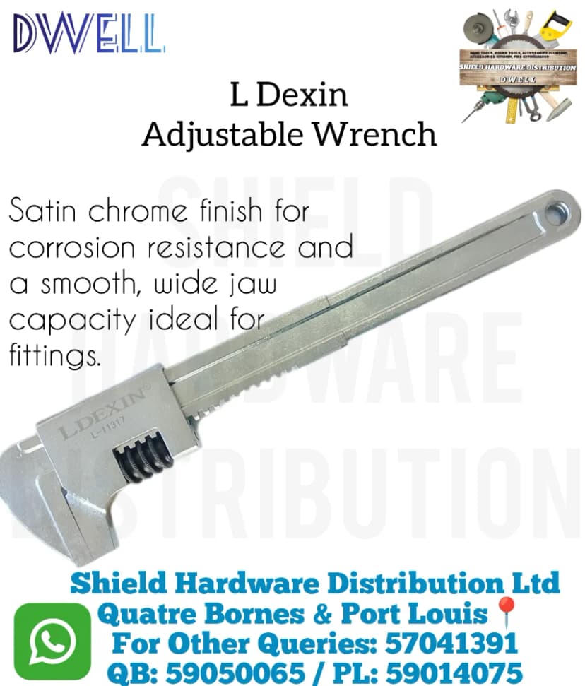 L Dexin Adjustable wrench 