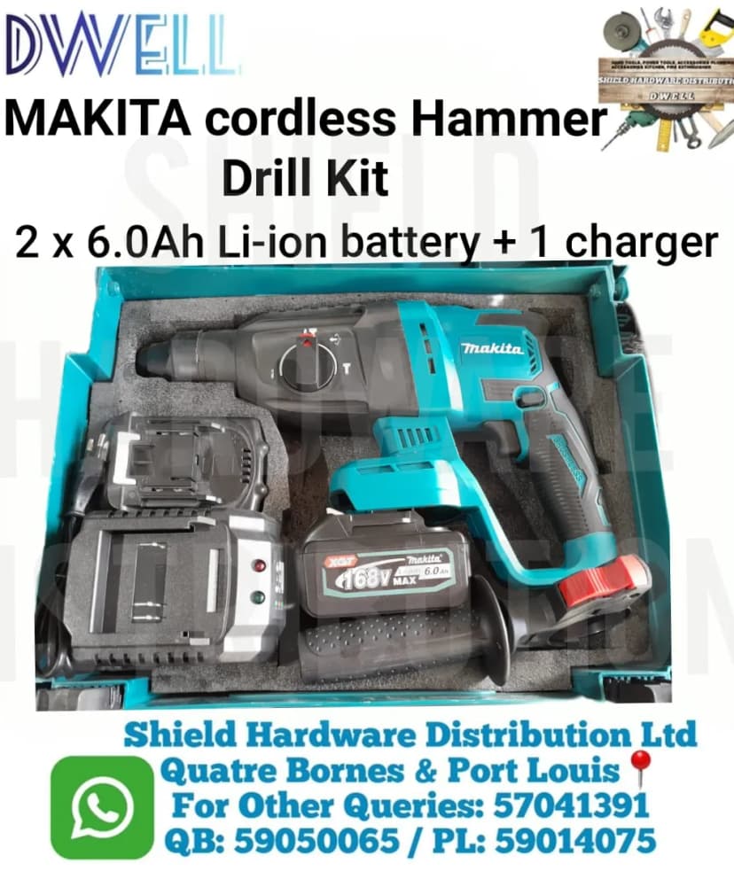 Makita cordless hammer drill kit