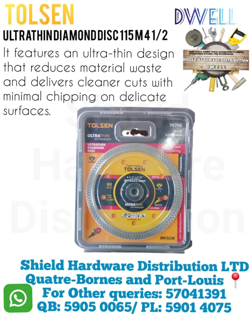 Ultrathin Diamond Disc 115M 4 1/2