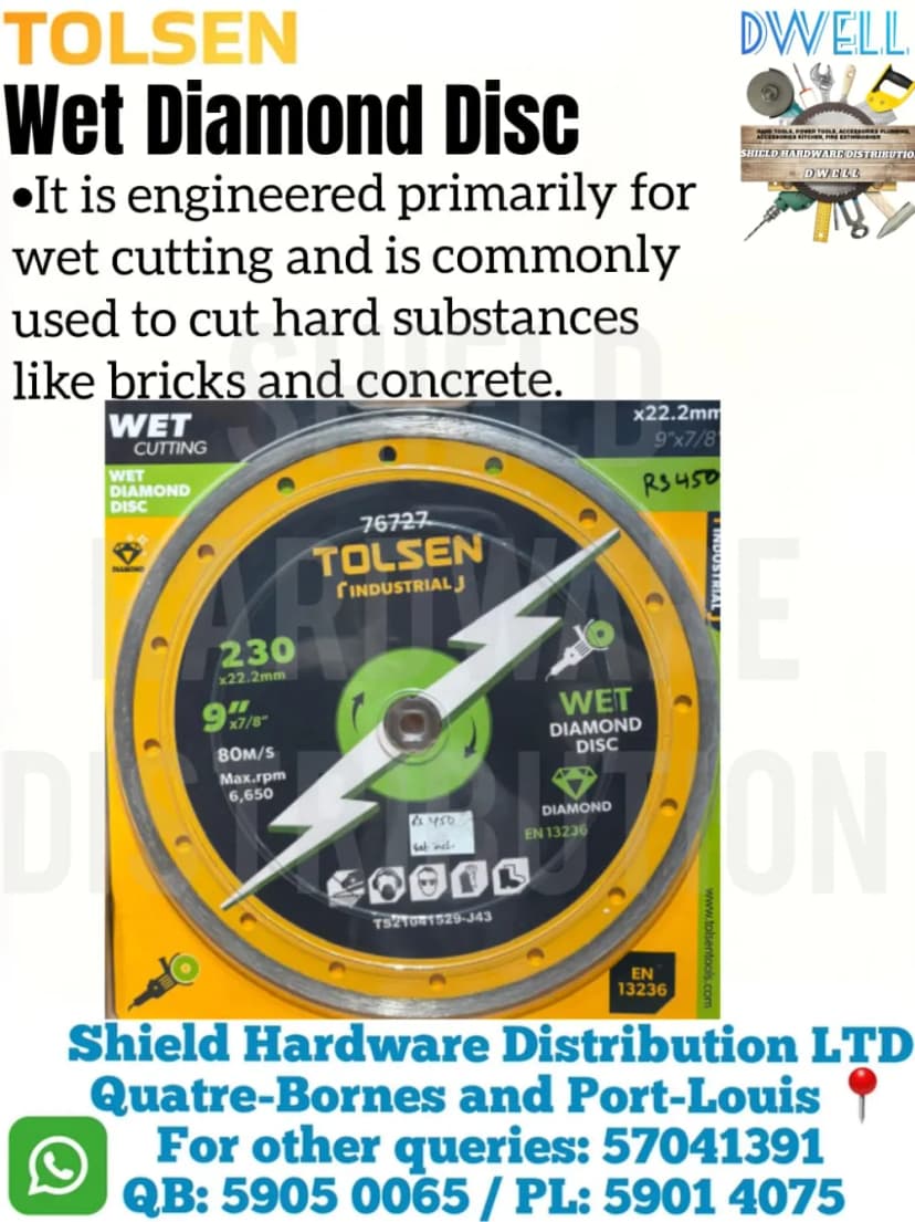 Wet Diamond Disc
