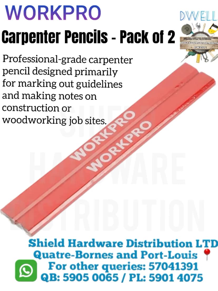 Carpenter Pencils- Pack of 2