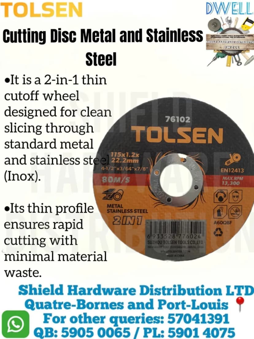 Cutting Disc Metal And Stainless Steel