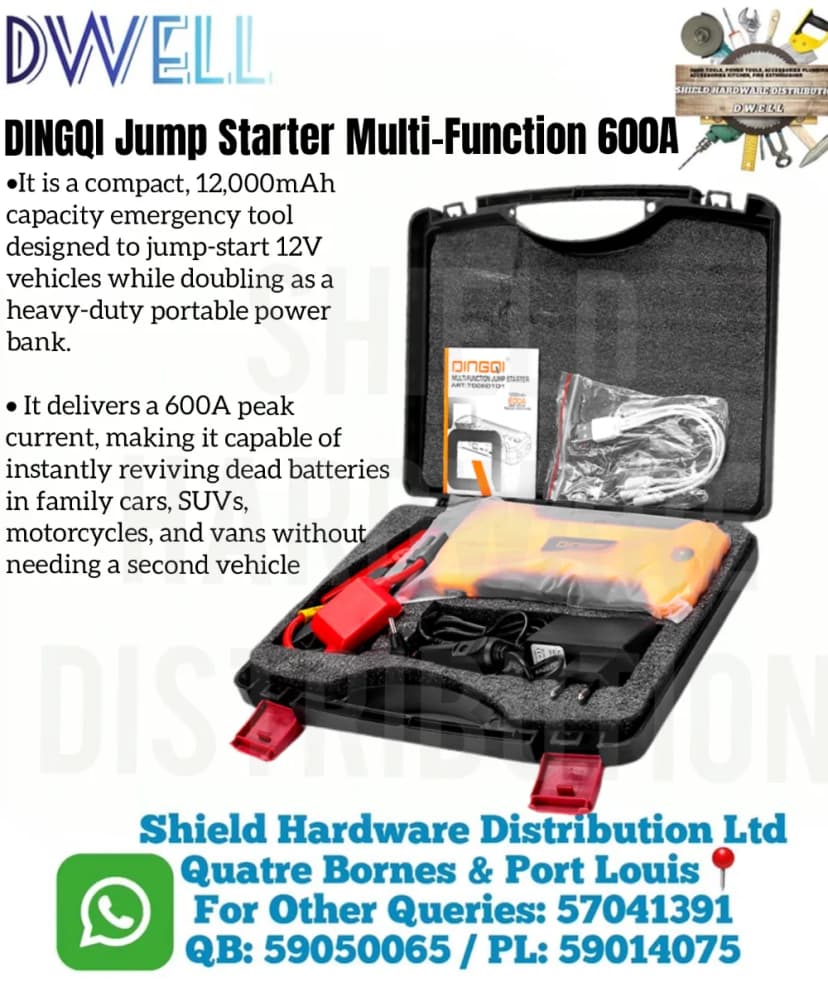 Dingqi Jump Starter Multi-Function 600A