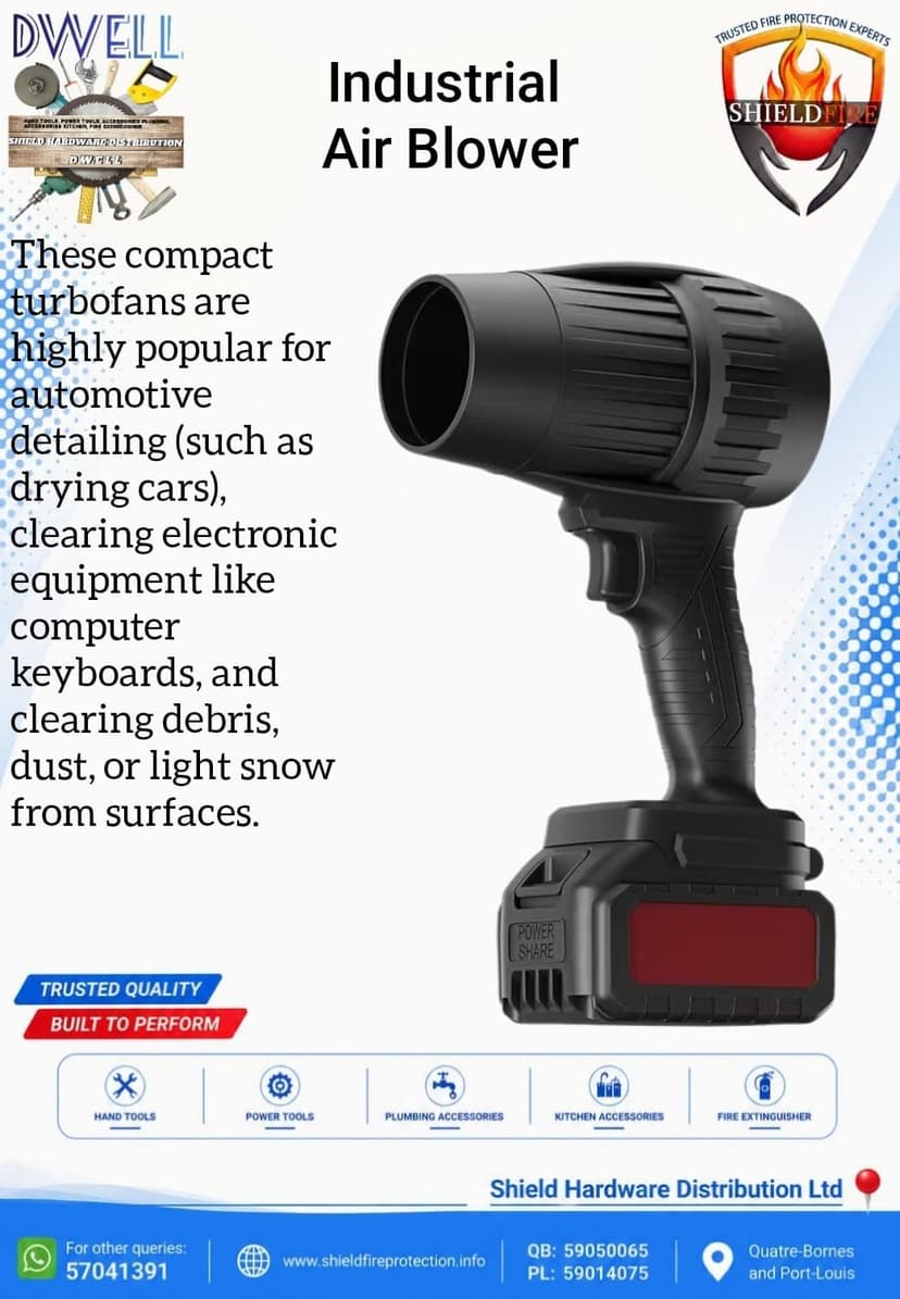Dwell Cordless Industrial Turbofan Air Blower