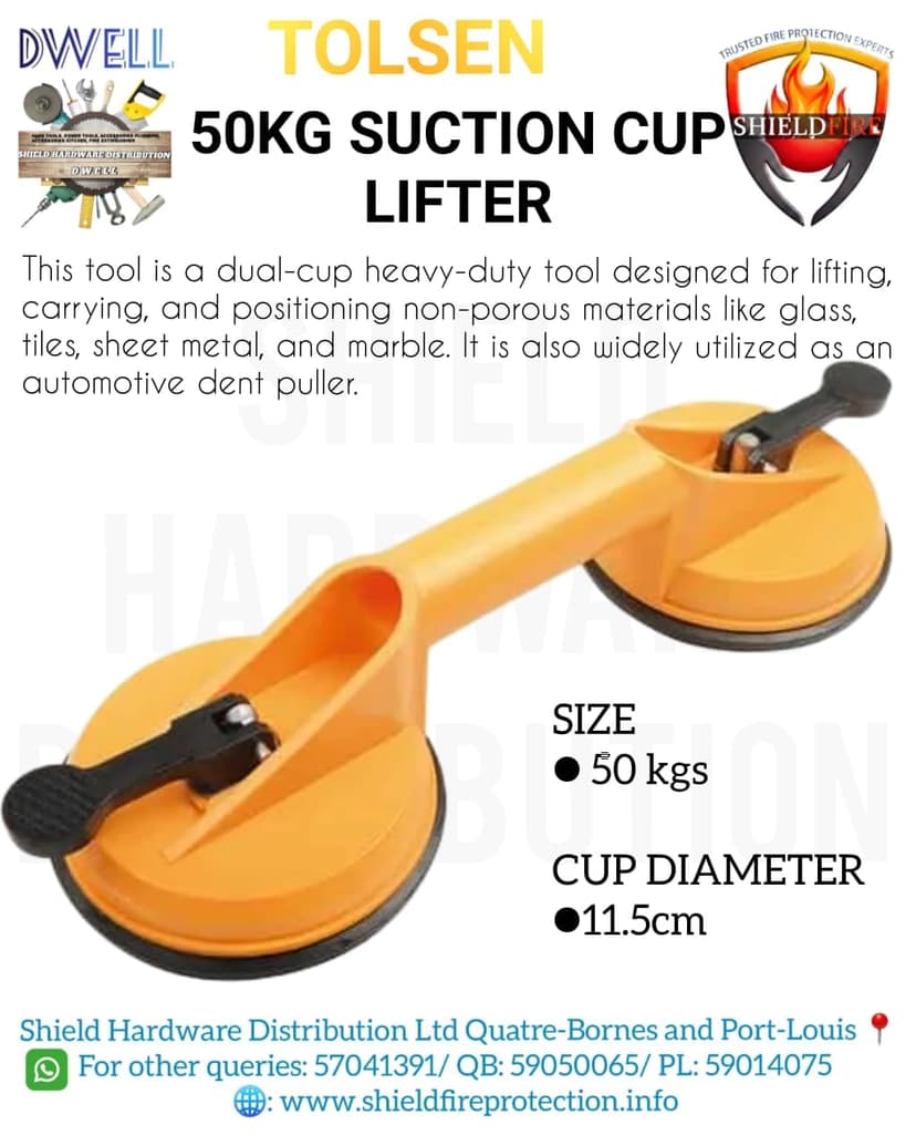 TOLSEN 50KG SUCTION CUP LIFTER