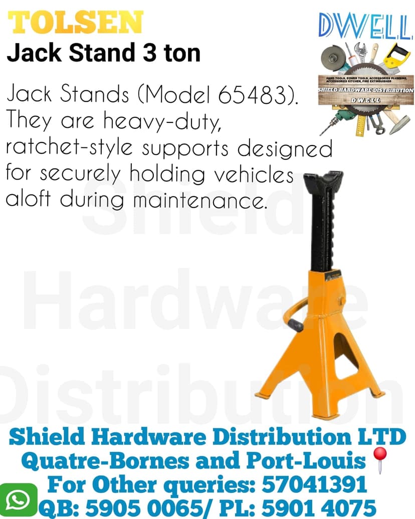 TOLSEN Jack Stand 3 Ton