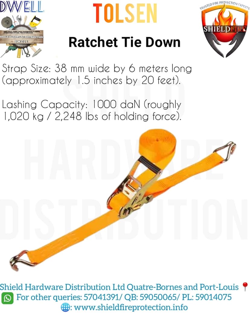 TOLSEN Ratchet Tie Down