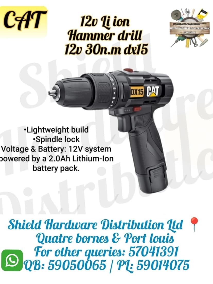 12v Li-Ion Hammer Drill 12v 30n.M Dt05