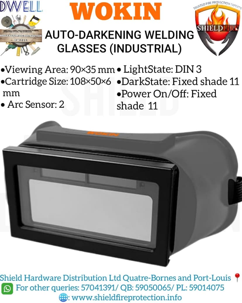 AUTO DARKENING WELDING GLASSES (INDUSTRIAL)
