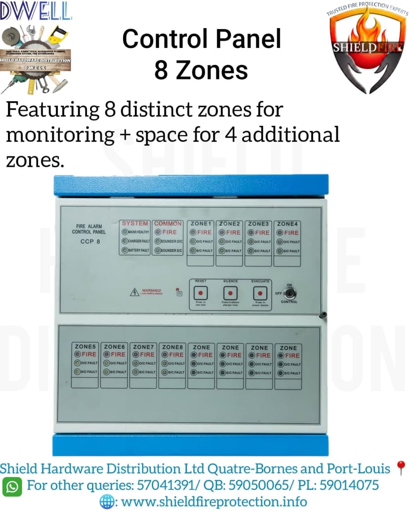 Control Panel 8 Zones