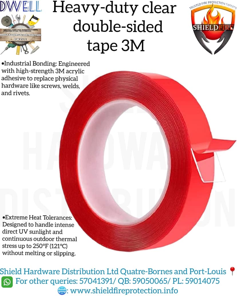 Heavy Duty Clear Double Sided Tape