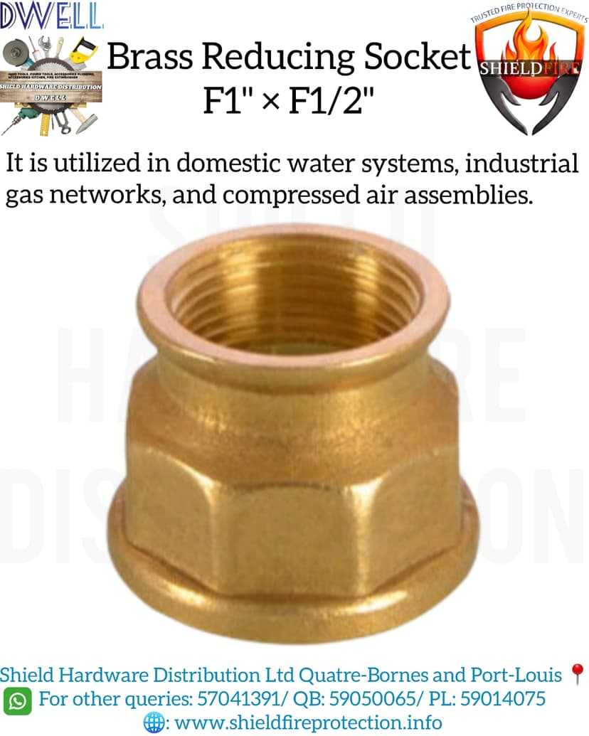 Brass Reducing Socket