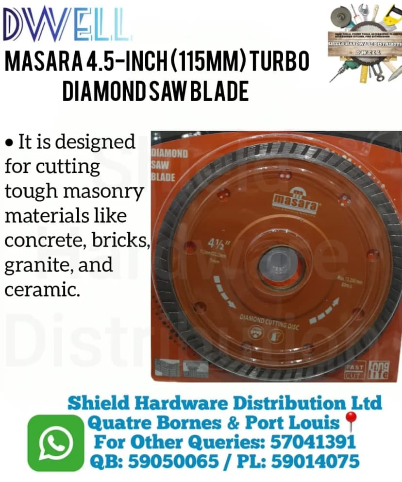 Turbo Diamonds Saw Blade 4.5-inch(115mm)
